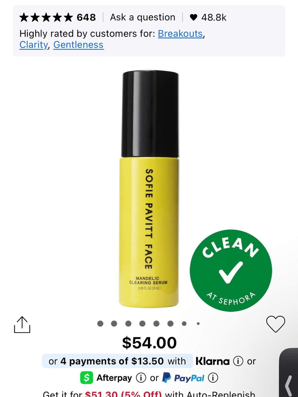Mandelic Clearing Serum — Yellow
